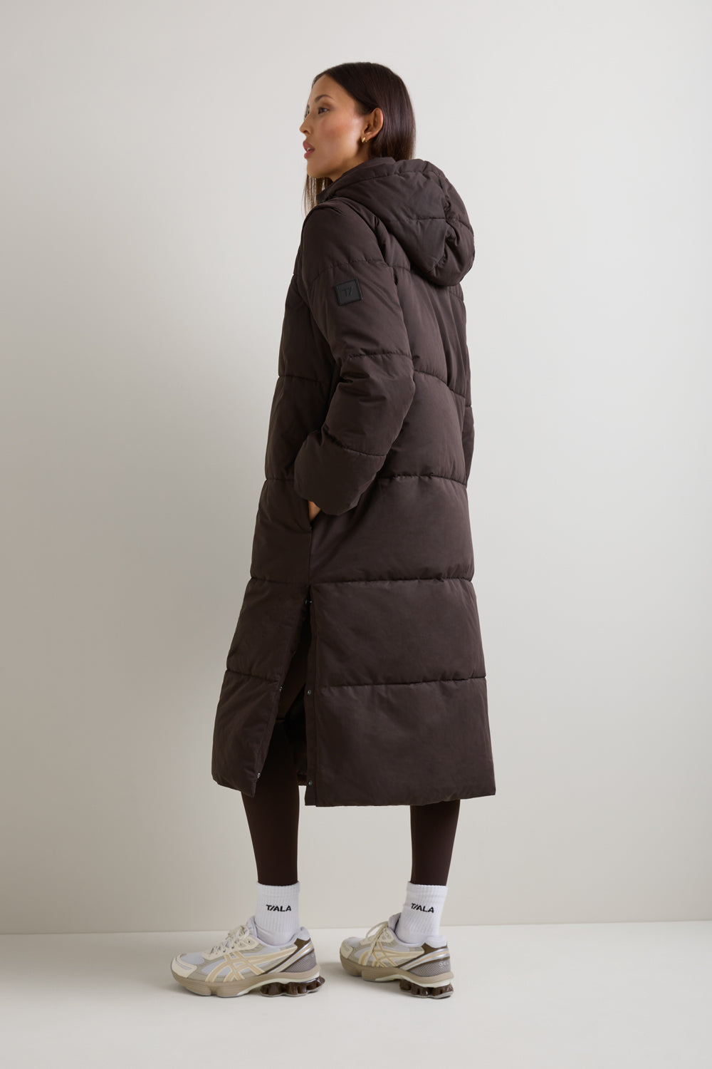 Polar Longline Puffer Coat - Americano