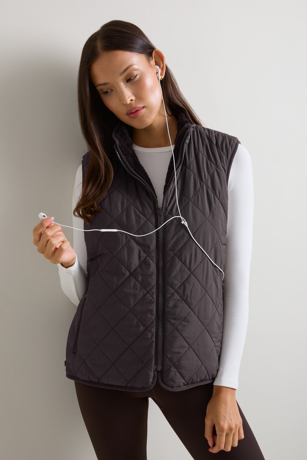 Reversible Fleece Gilet - Americano
