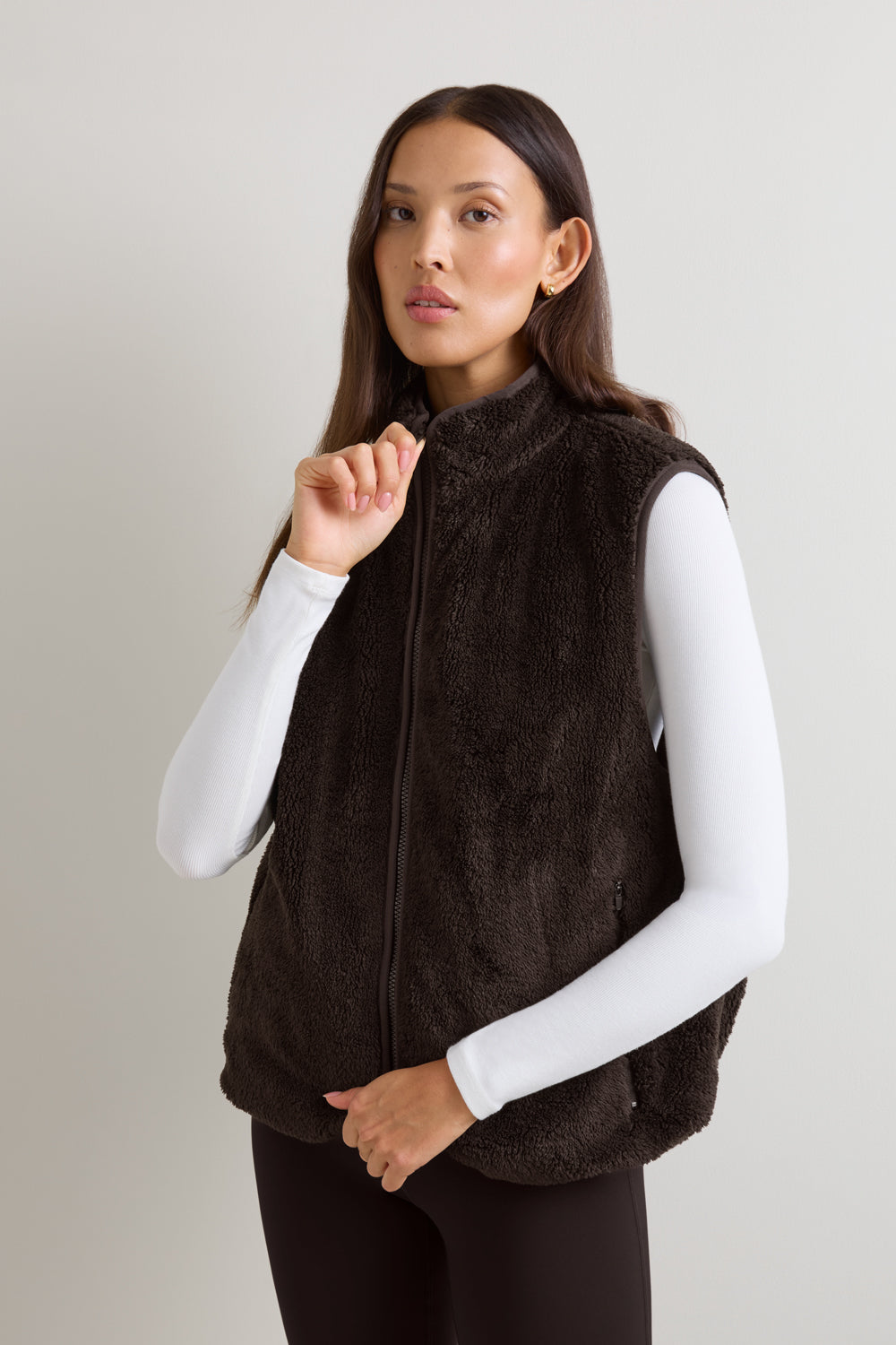 Reversible Fleece Gilet - Americano