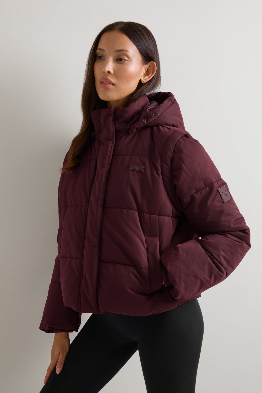 Storm Puffer Jacket - Deep Burgundy