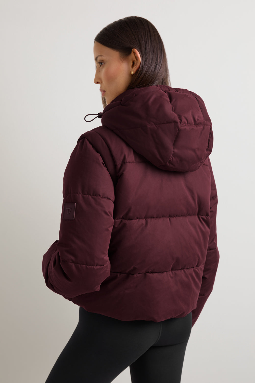 Storm Puffer Jacket - Deep Burgundy