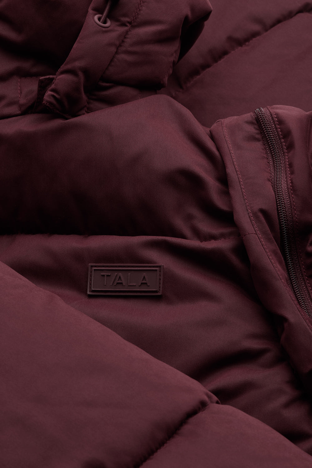 Storm Puffer Jacket - Deep Burgundy