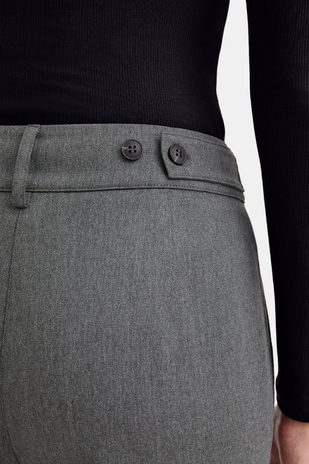 Everyday Tailoring Adjustable Multiway Cargo Trousers - Charcoal Grey Marl