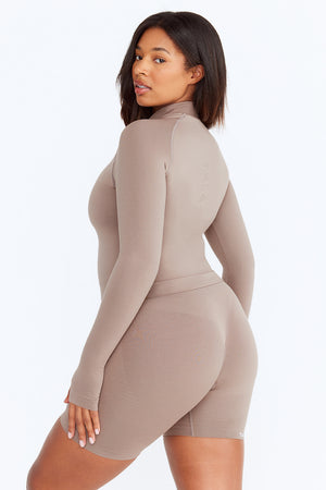 Sculpt Seamless Scrunch Shorts - Pebble Marl