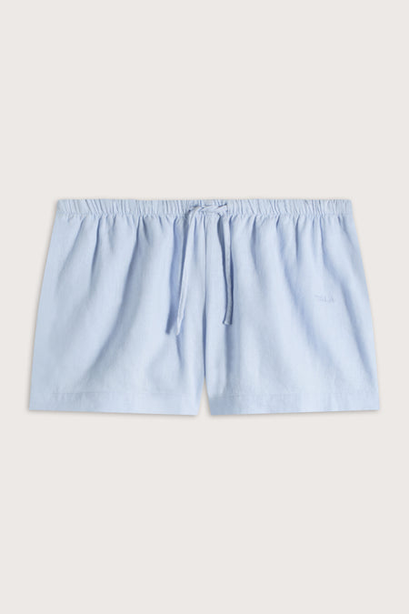 Soft Linen Short - Baby Blue