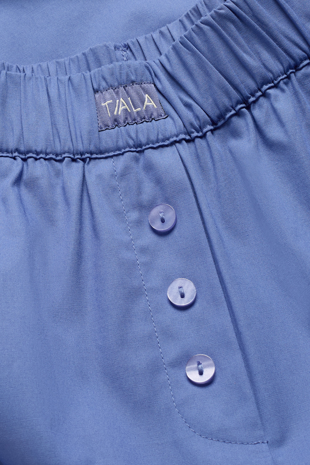 Poplin Trouser - Positano Blue