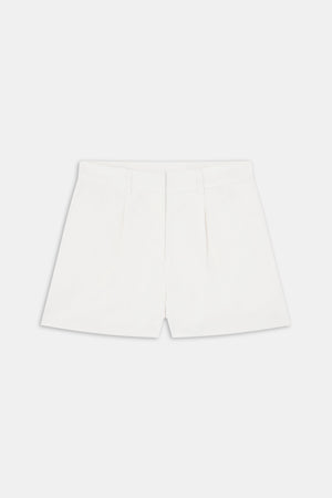 Heavyweight Linen Tailored Shorts - Coconut Milk