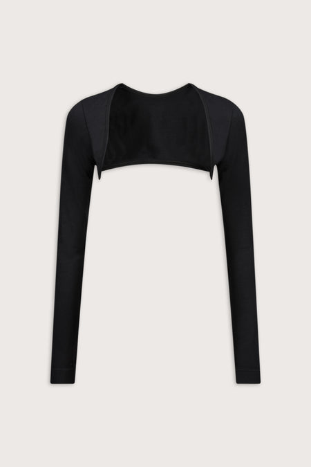 Sculpt Seamless Active Shrug - Black Marl