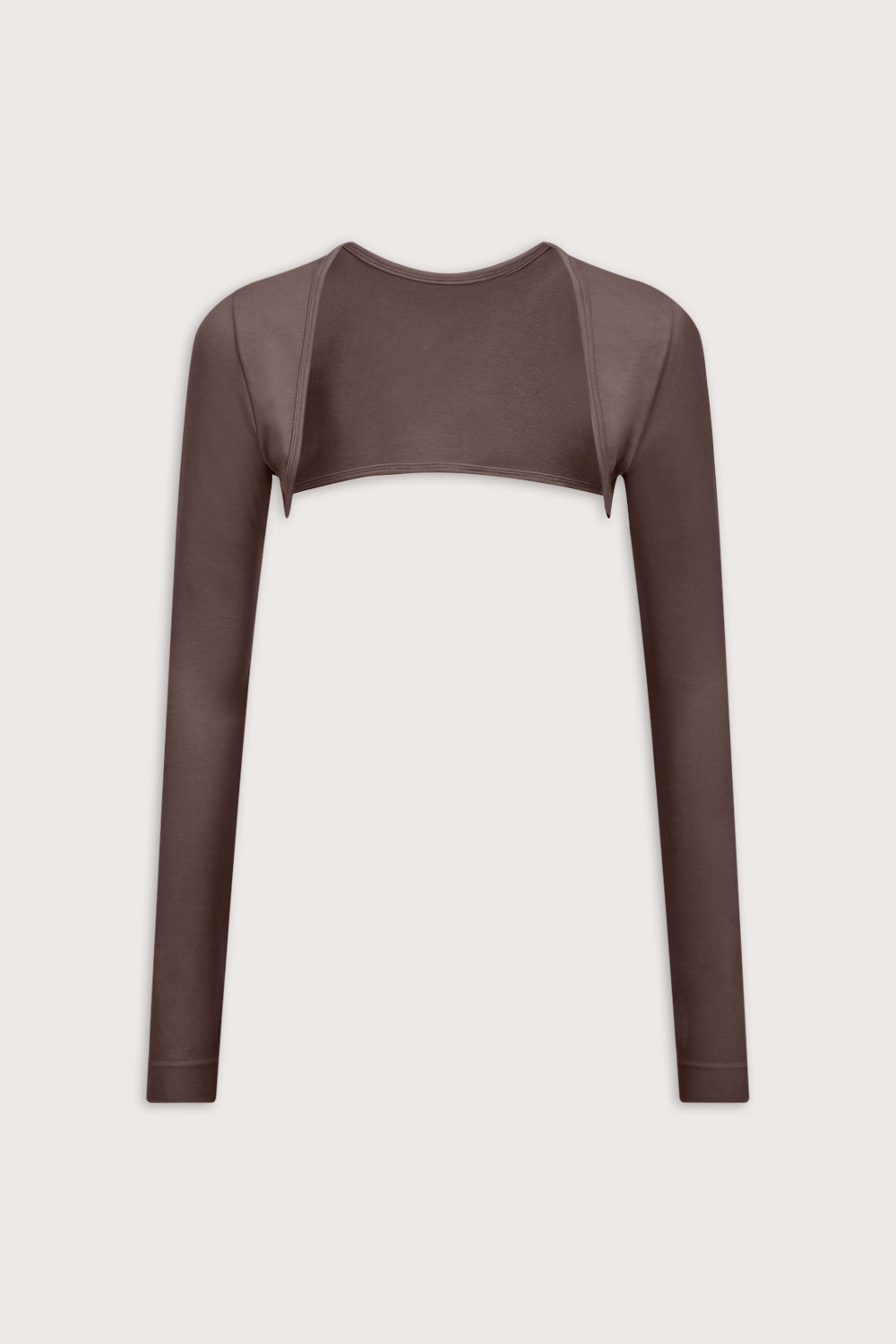 Sculpt Seamless Active Shrug - Dark Truffle