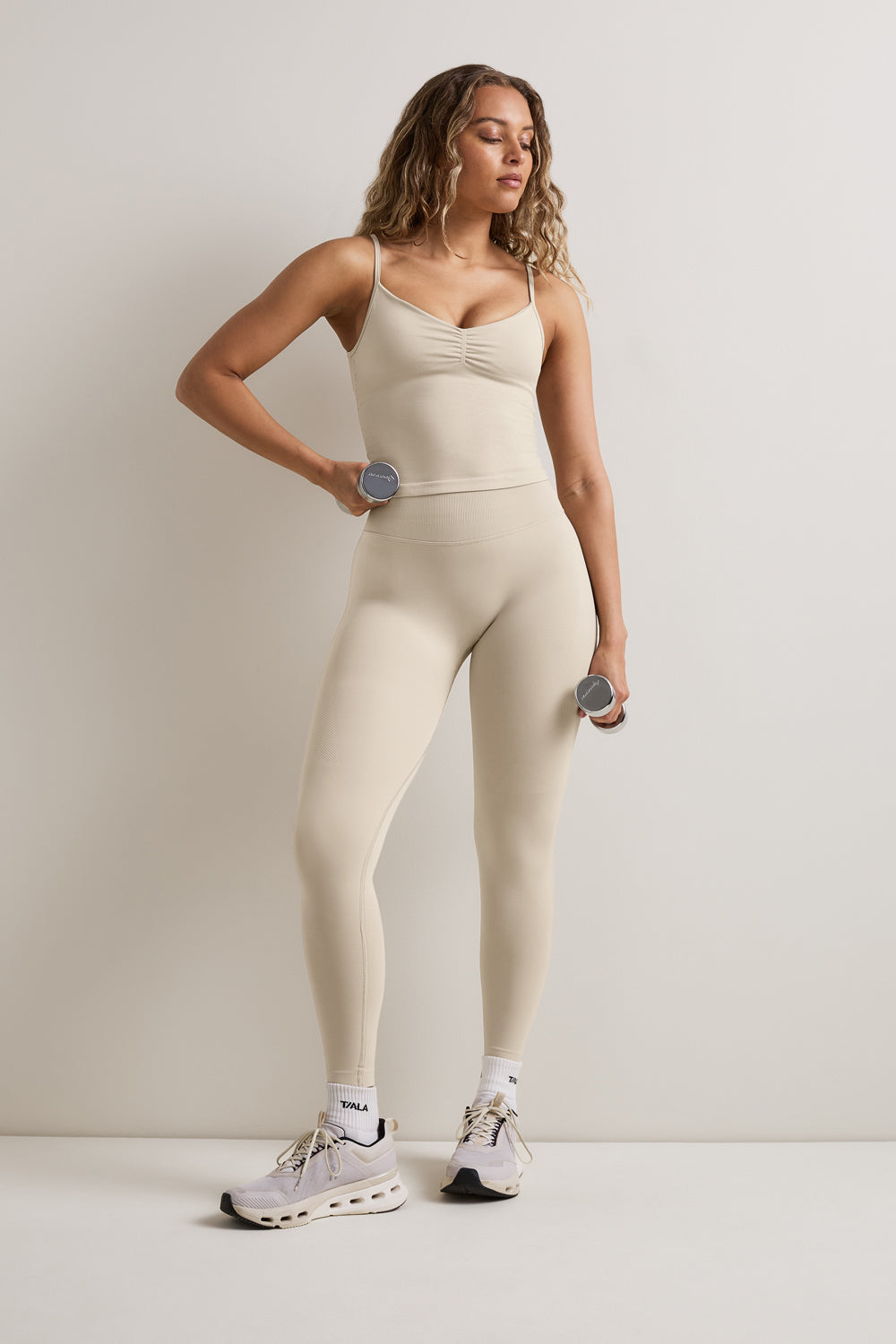 Sculpt Seamless Ruched Vest - Chai