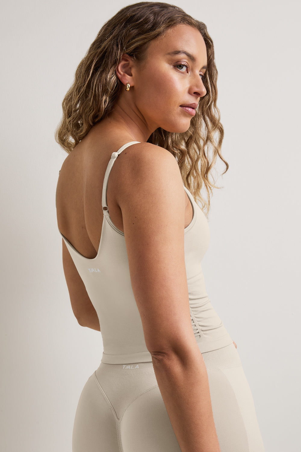 Sculpt Seamless Ruched Vest - Chai