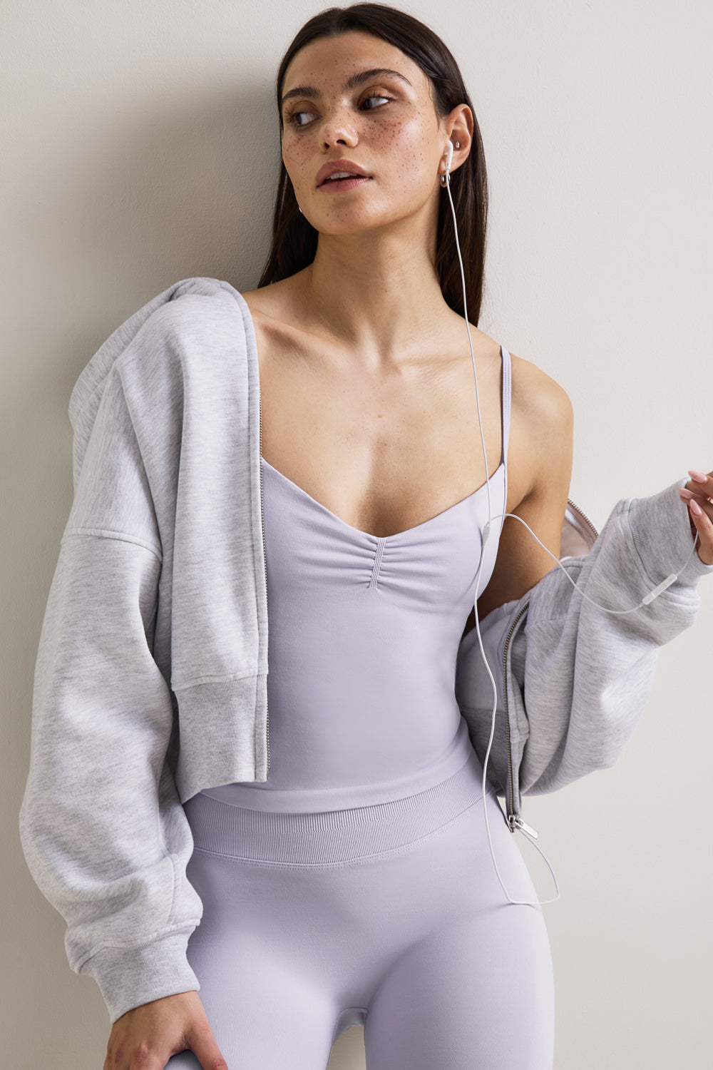 Sculpt Seamless Ruched Vest - Lilac
