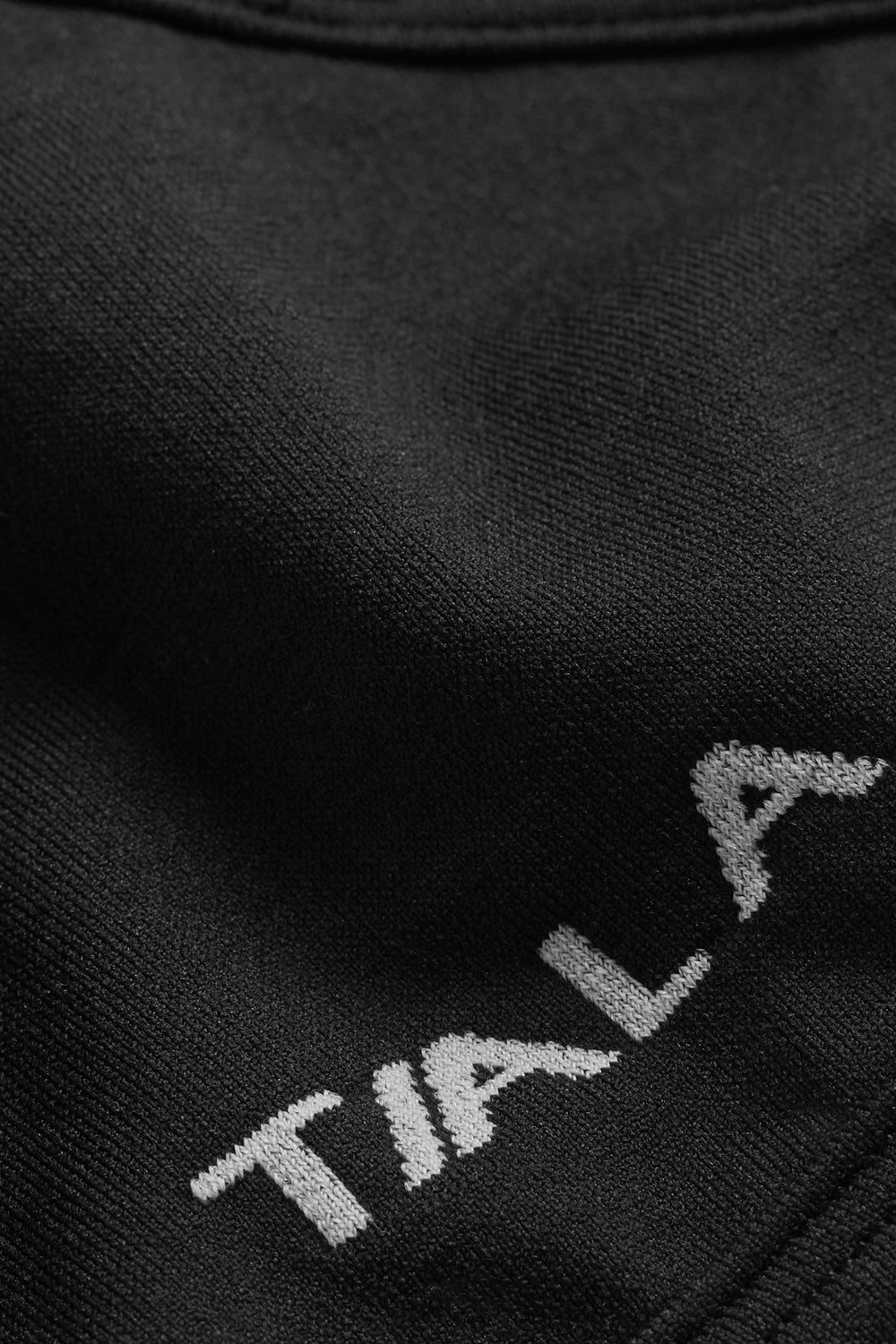 Sculpt Seamless Ruched Cross Back Sports Bra - Black Marl