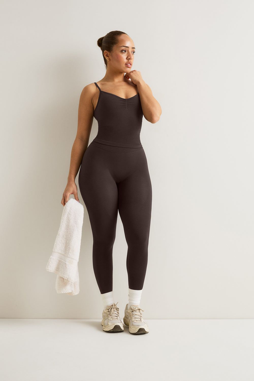 Sculpt Seamless Ruched Vest - Americano