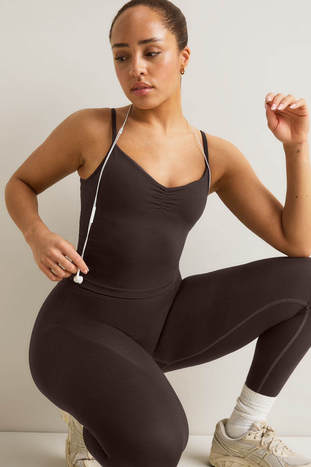 Sculpt Seamless Ruched Vest - Americano