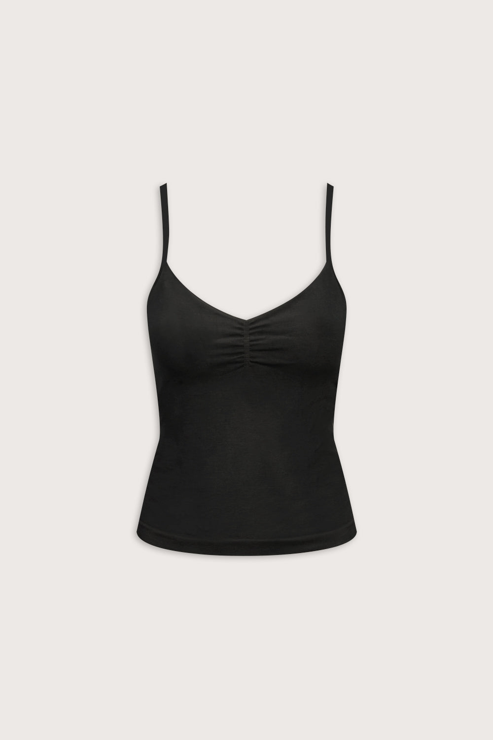 Sculpt Seamless Ruched Vest - Black Marl