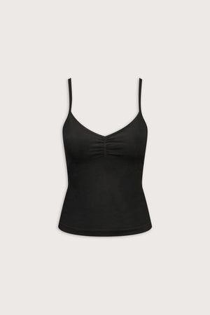 Sculpt Seamless Ruched Vest - Black Marl