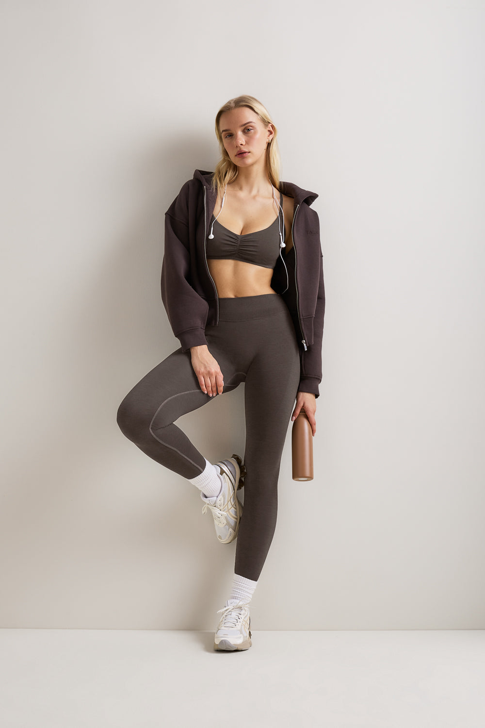 Sculpt Seamless Scrunch Legging - Espresso Brown