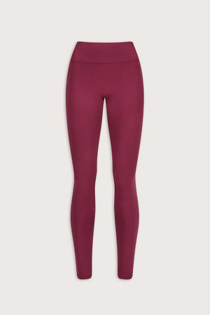 Sculpt Seamless Scrunch Legging - Cherry Red