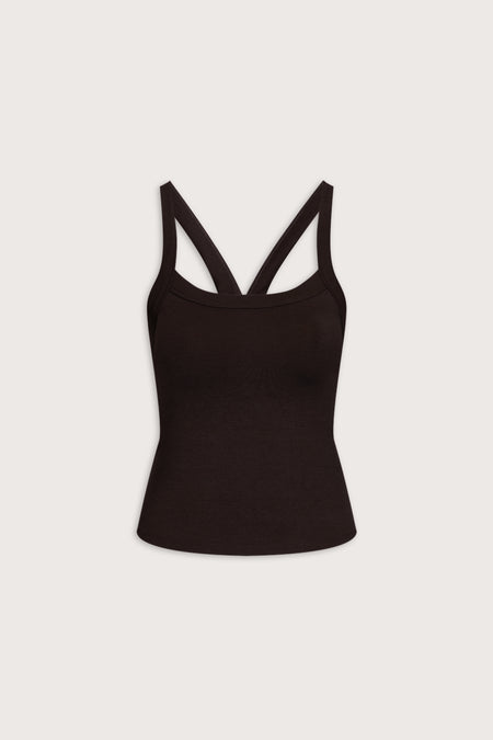 Sculpt Seamless Scoop Neck Cami - Americano