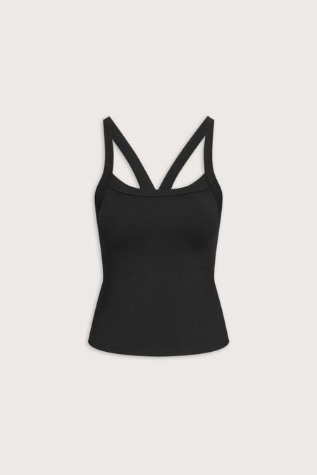 Sculpt Seamless Scoop Neck Cami - Black