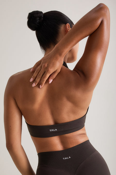 Sculpt Seamless Twist Front Bra - Americano