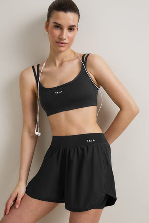 SkinLuxe Built-In 2In1 Short - Shadow Black