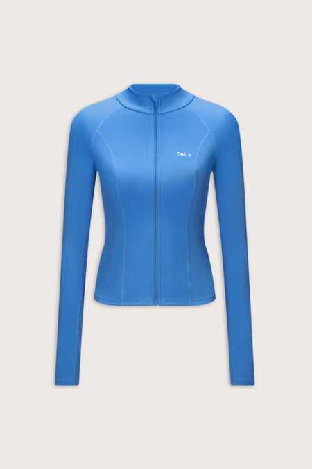 SkinLuxe Zip Through Jacket - Cobalt Blue