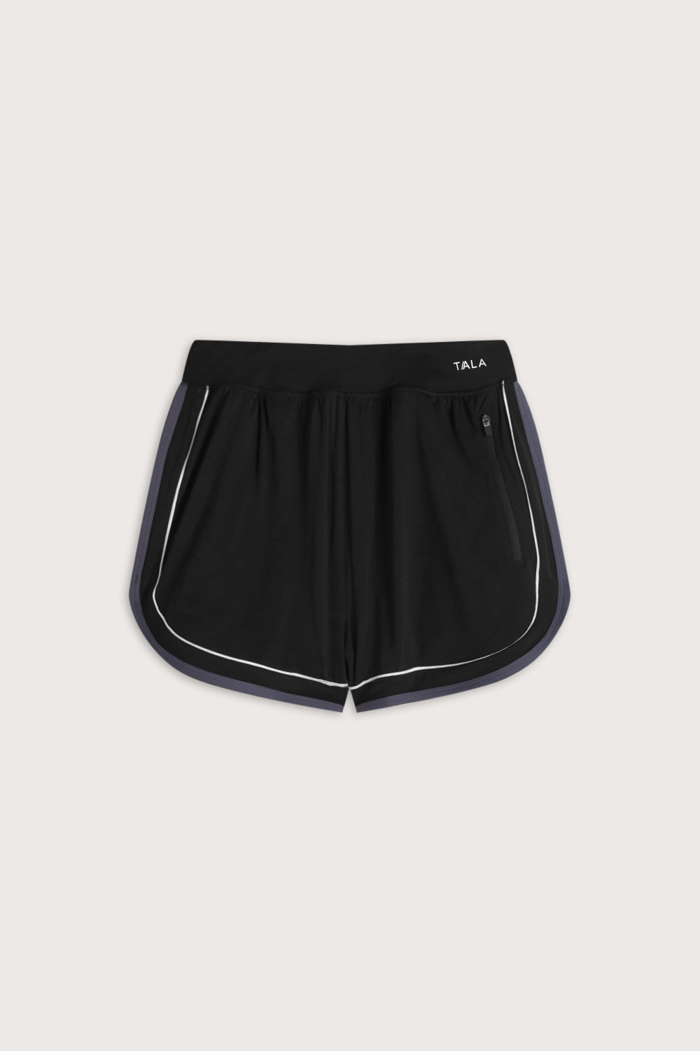 SkinLuxe Contrast Retro Run Short - Black