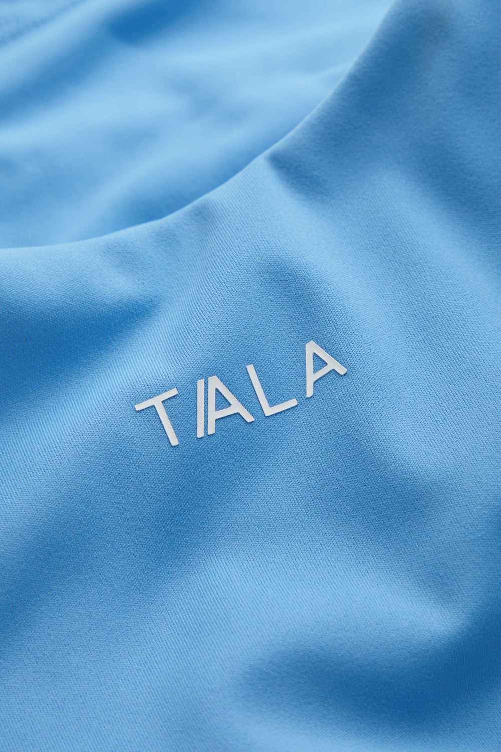 SkinLuxe Longline Sports Bra - Sky Blue