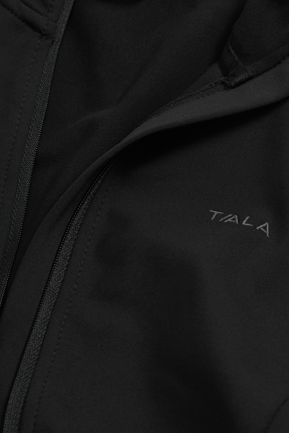 SkinLuxe Fleece Zip Through Jacket - Shadow Black