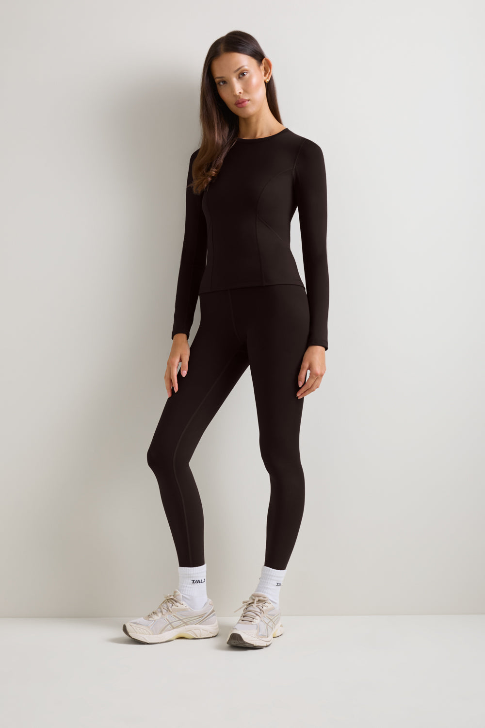 SkinLuxe Fleece High Waisted Legging - Americano