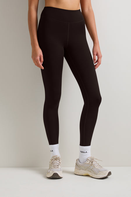 SkinLuxe Fleece High Waisted Legging - Americano
