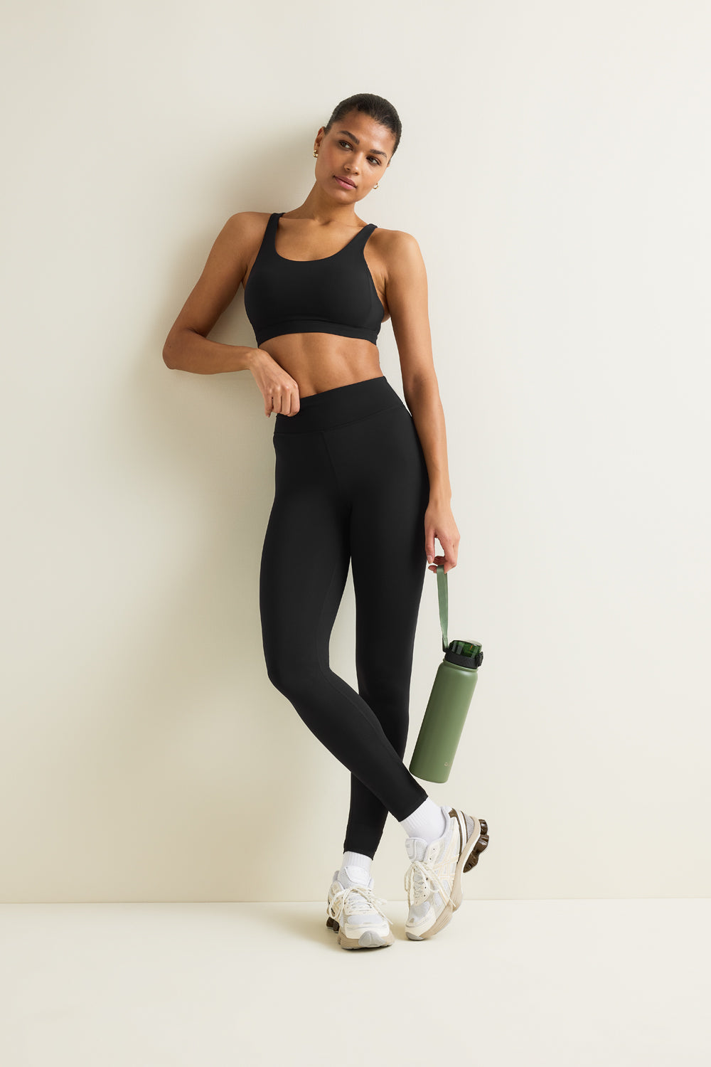 SkinLuxe High Waisted Legging - Shadow Black