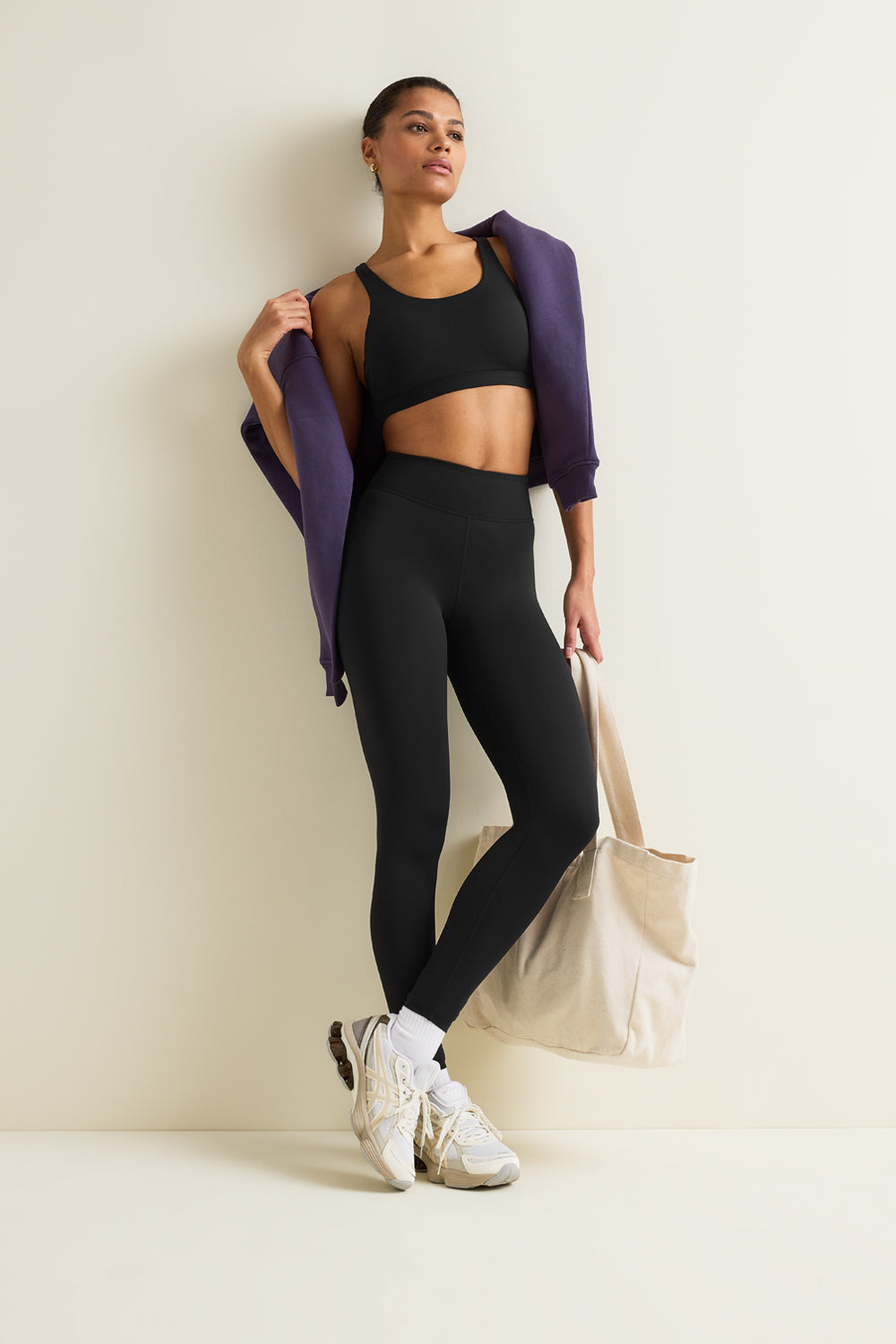 SkinLuxe High Waisted Legging - Shadow Black