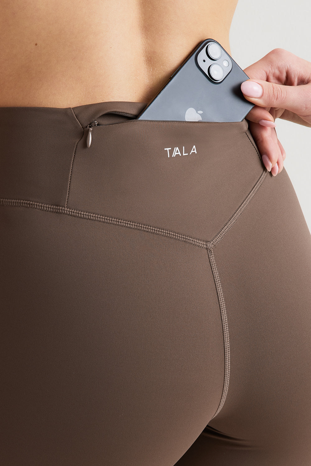 SkinLuxe High Waisted Legging - Cortado Brown