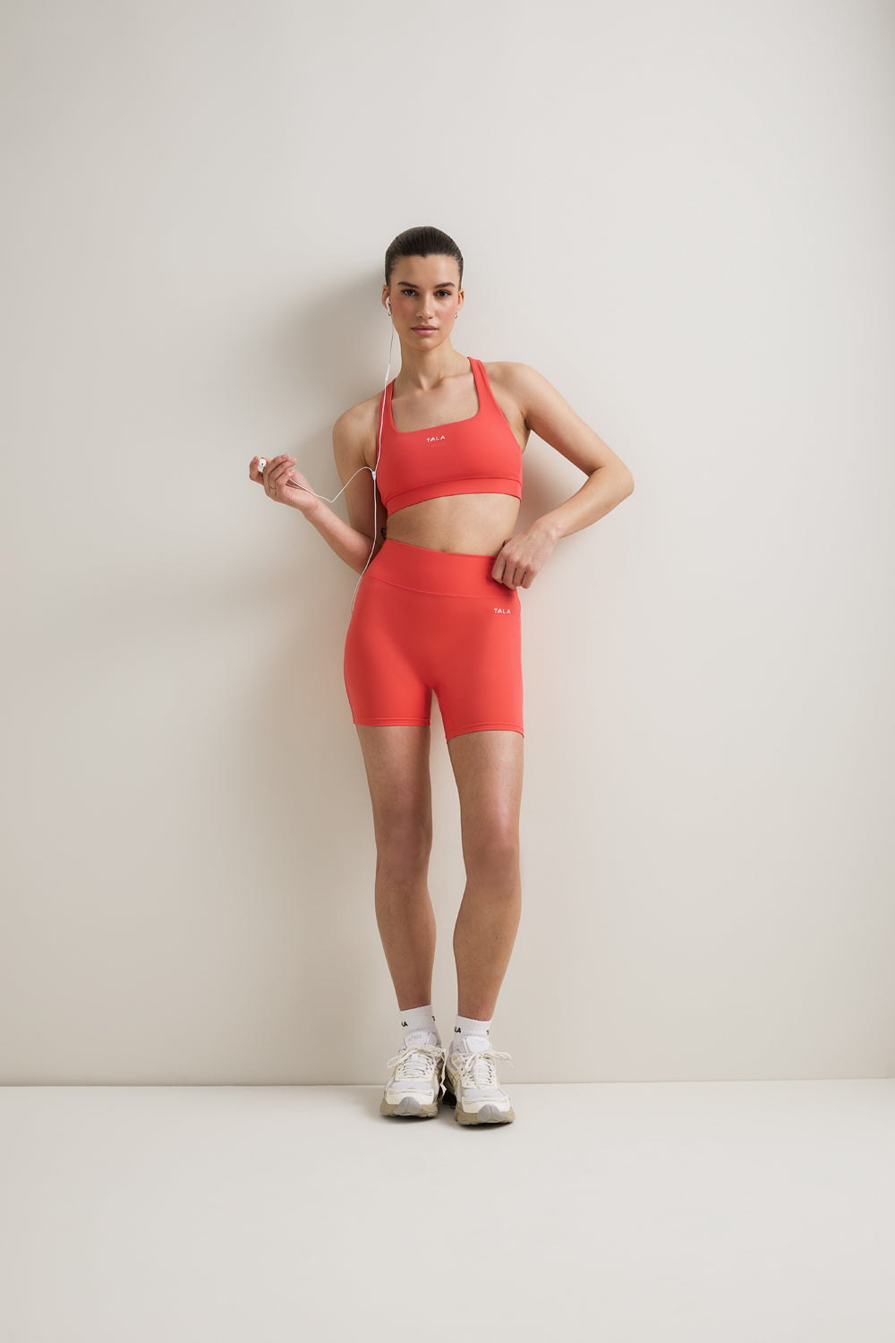 SkinLuxe Cycling Short - Coral