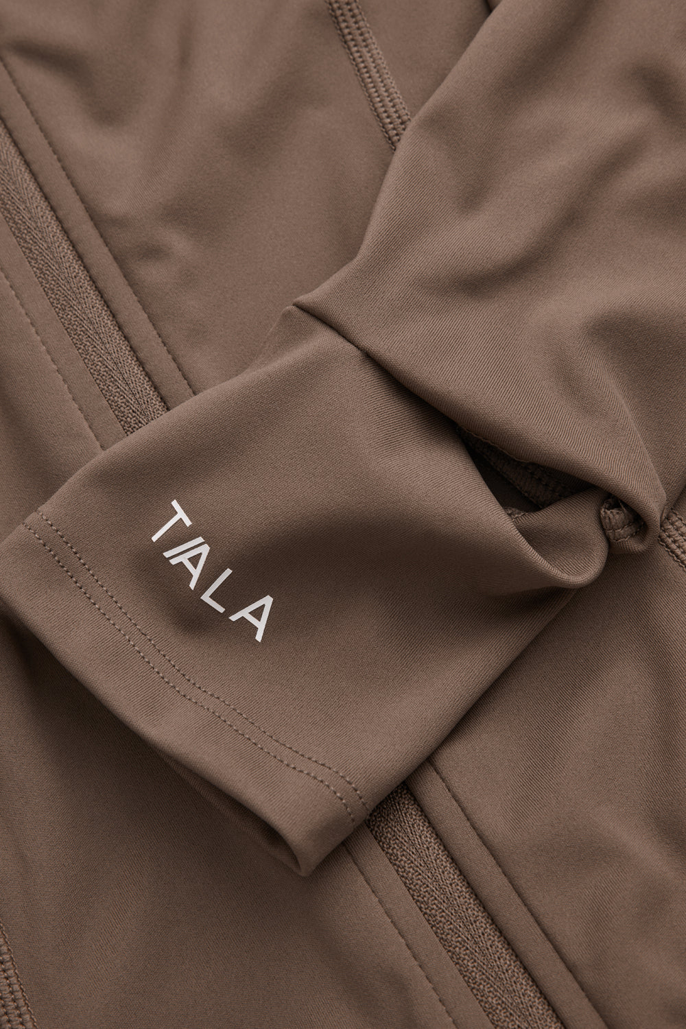 SkinLuxe Hooded Running Jacket - Cortado Brown