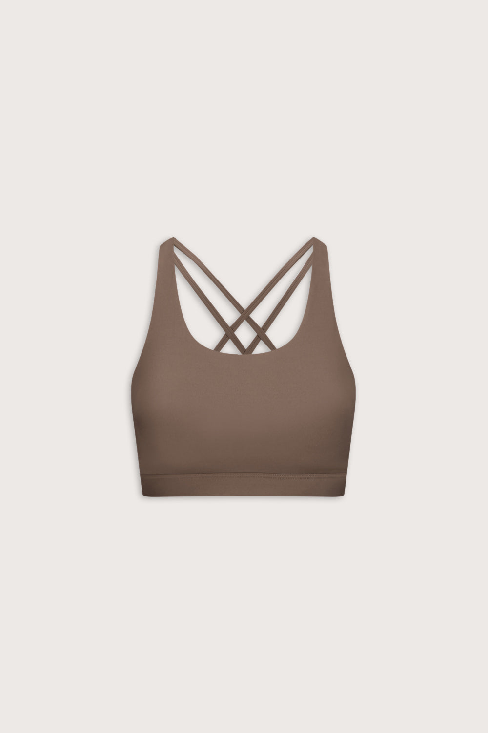 SkinLuxe Tank Sports Bra - Cortado Brown