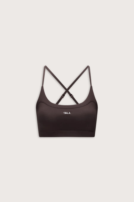 SoftSet Cross Back Sports Bra - Americano
