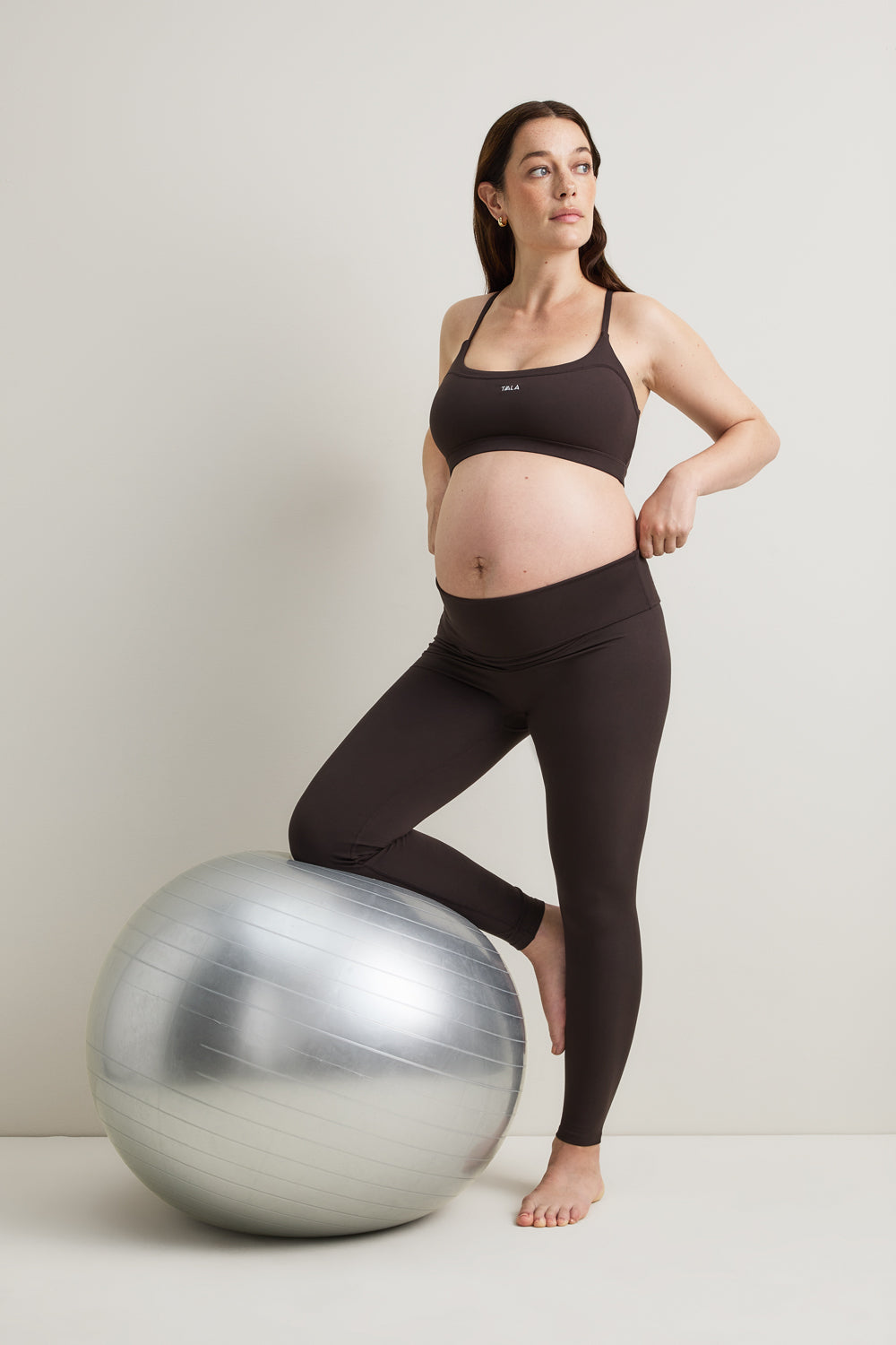 SoftSet Maternity Legging - Americano