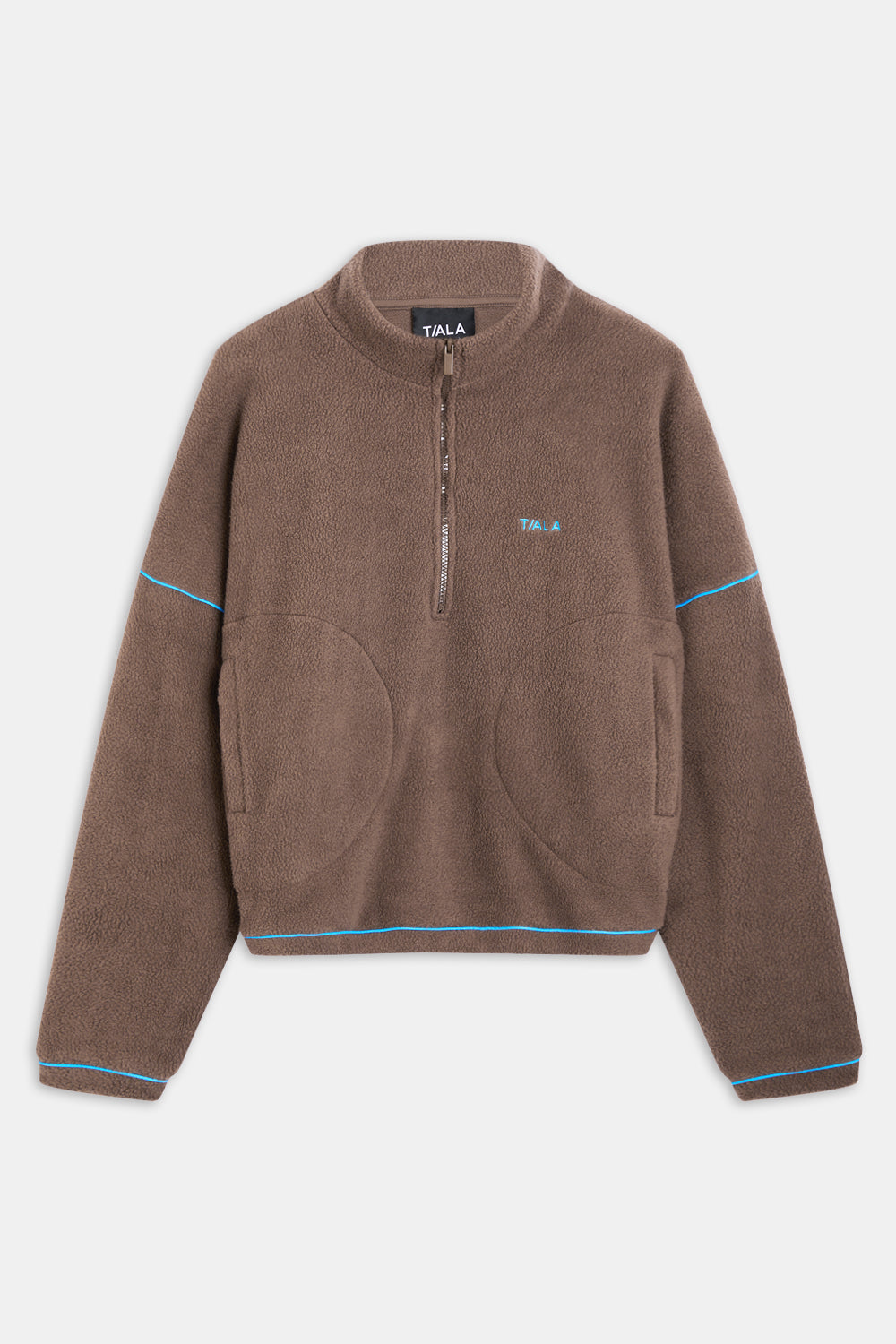 1/4 Zip Fleece Jacket - Cortado Brown