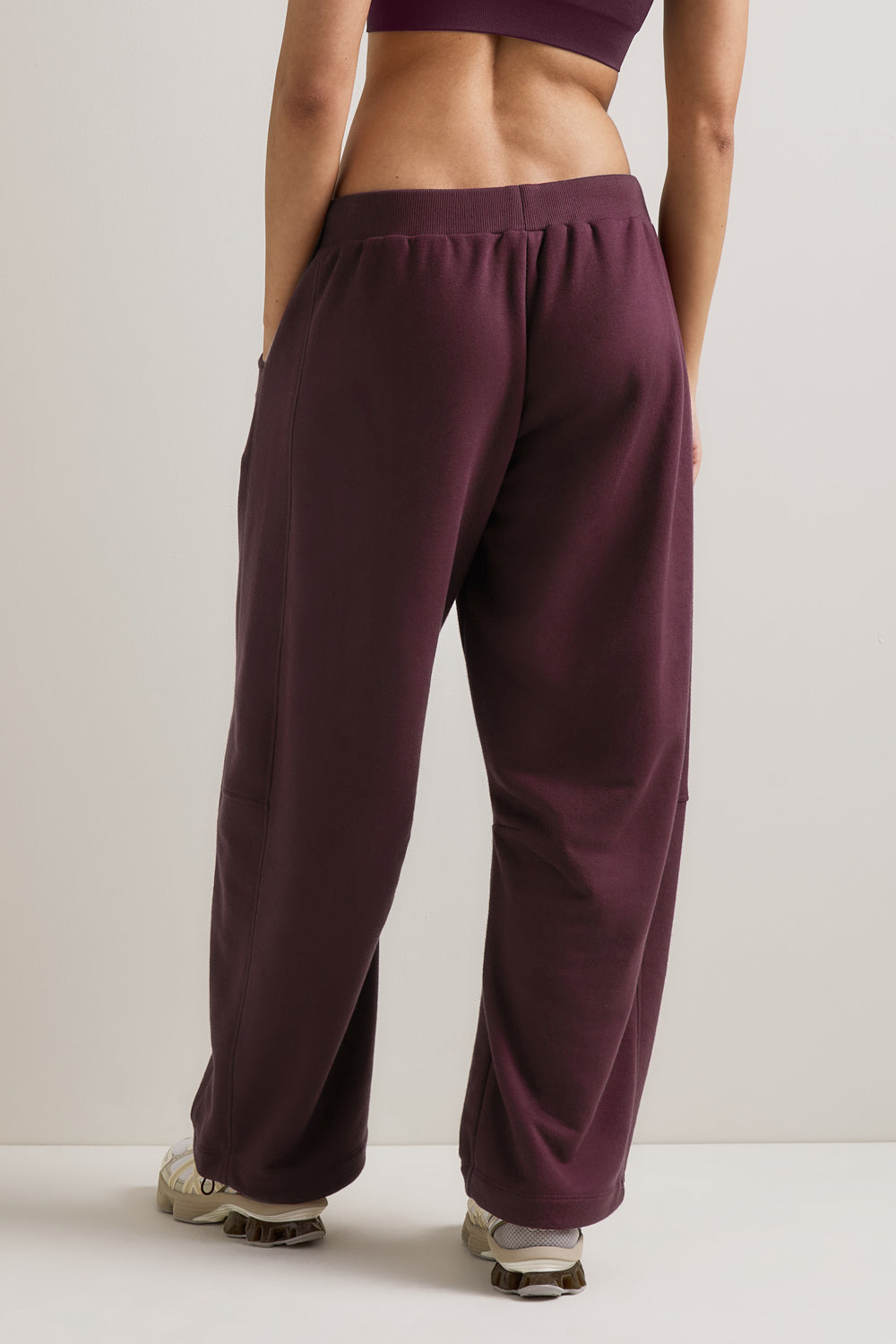 Barrel Leg Jogger - Fig