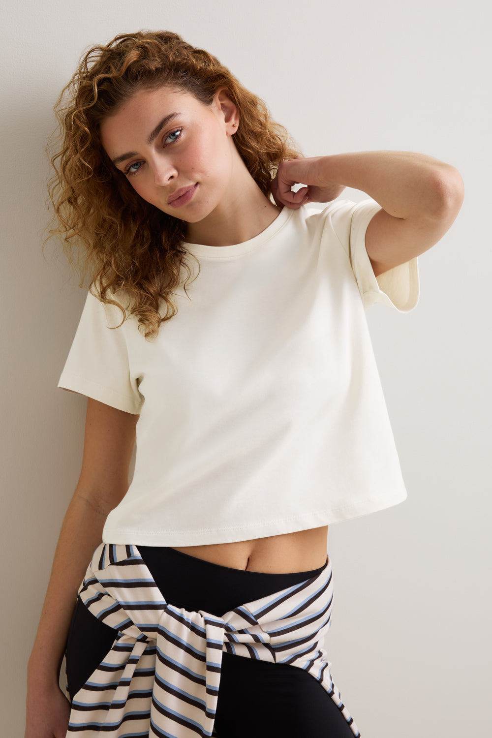 Boxy Baby Tee - Ivory – TALA
