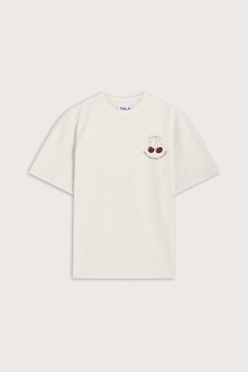 TALA Cherry Graphic Tee - Ivory