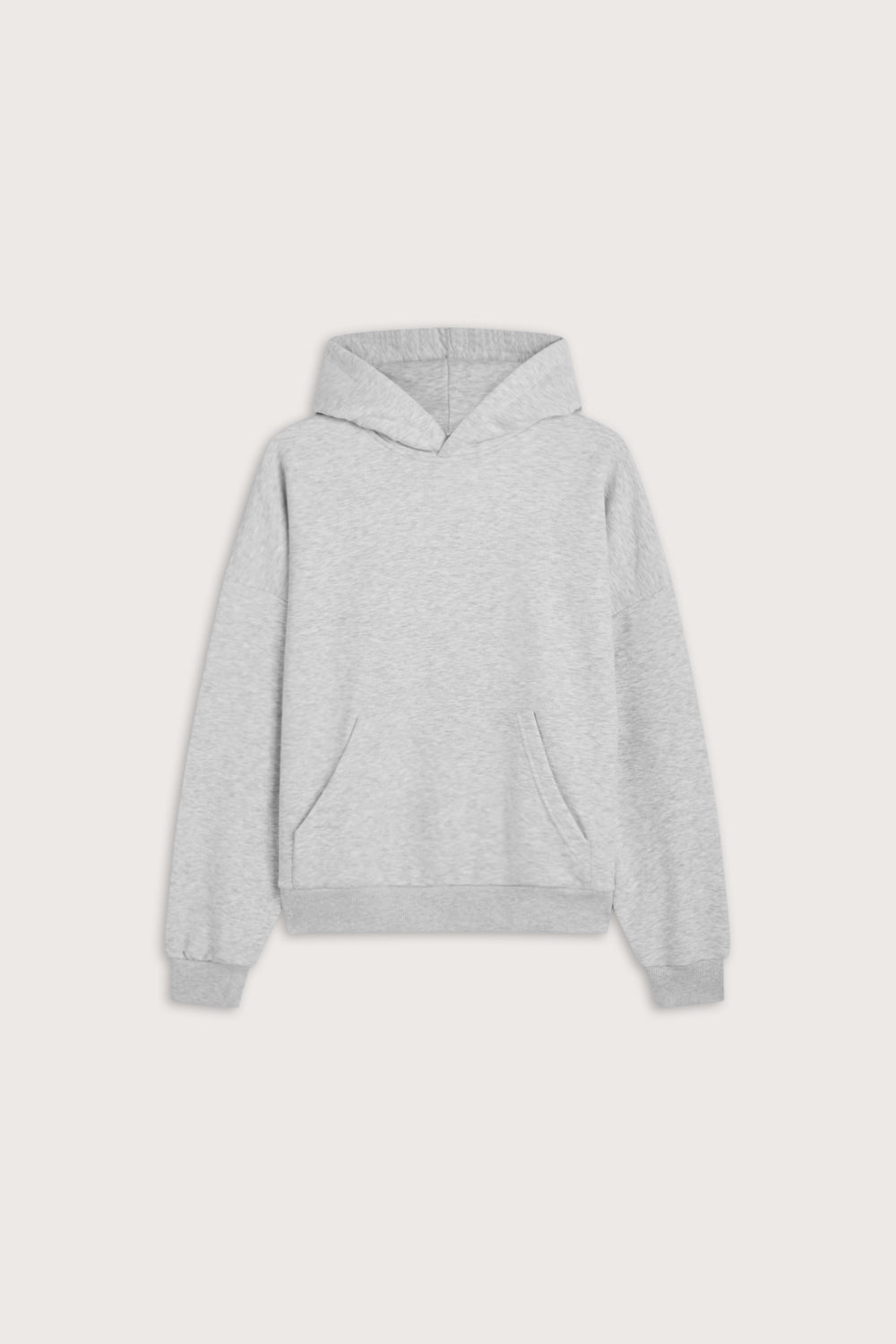 Peached Girlfriend Hoodie - Grey Marl