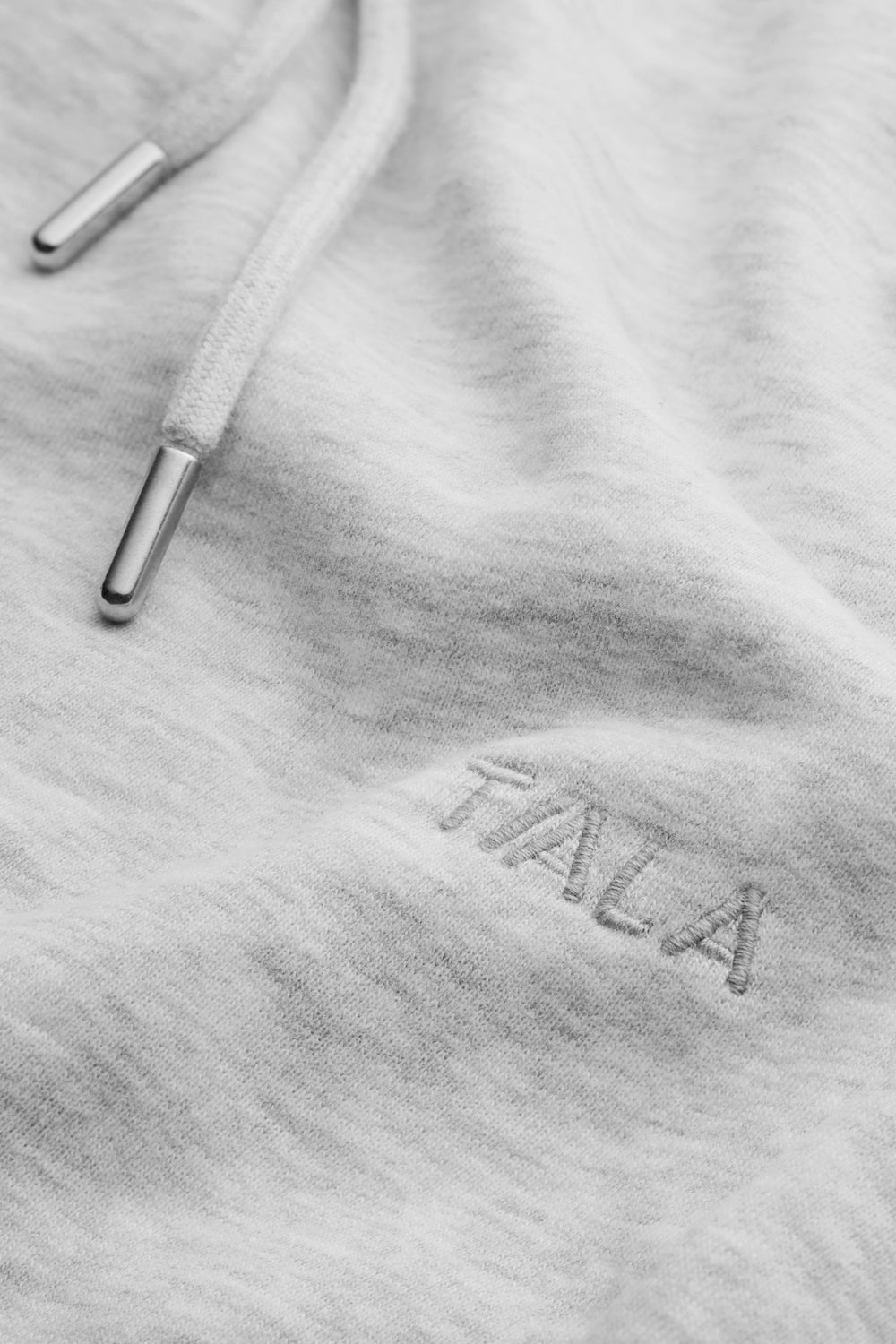 Peached Wide Leg Jogger - Grey Marl