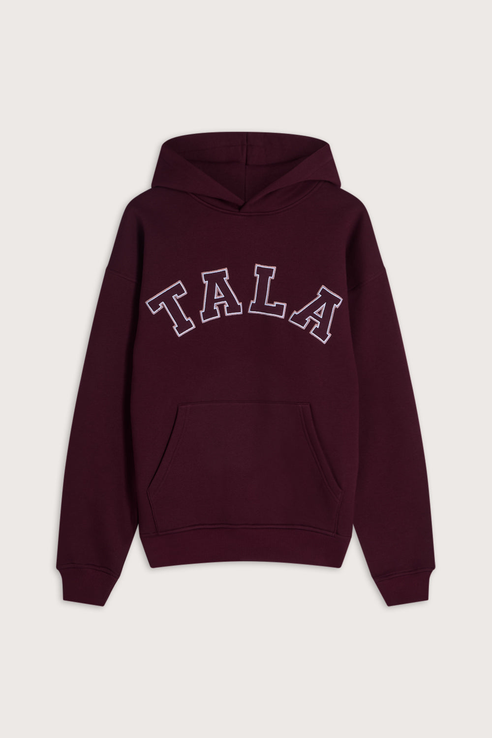 TALA Oversized Hoodie - Deep Burgundy