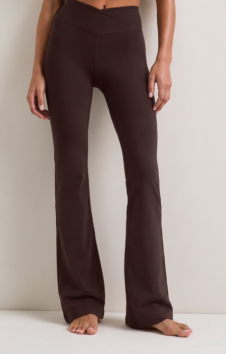 DayFlex Wrap Flared Yoga Pant - Americano