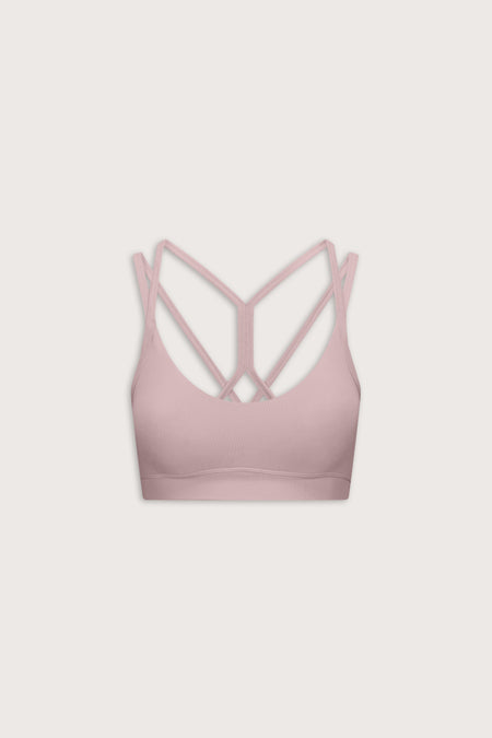 Sculpt Seamless Multi Strap Sports Bra - Blush
